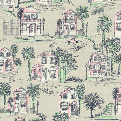 Daydream Believer Charleston Toile Wallpaper