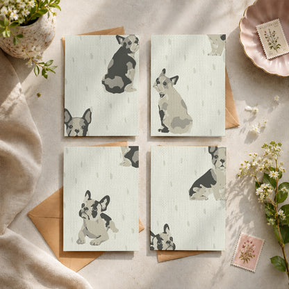 Dogs On The Run Vanilla Stationery Set