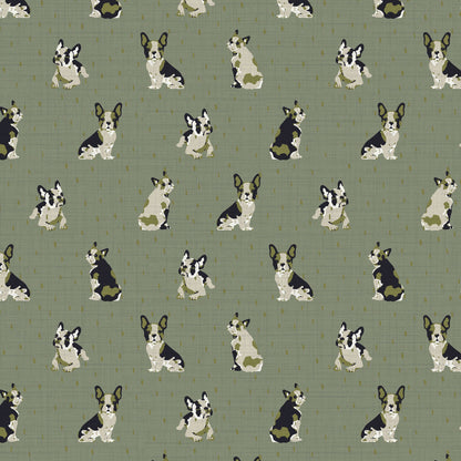 Dogs On The Run French Bulldog Wallpaper