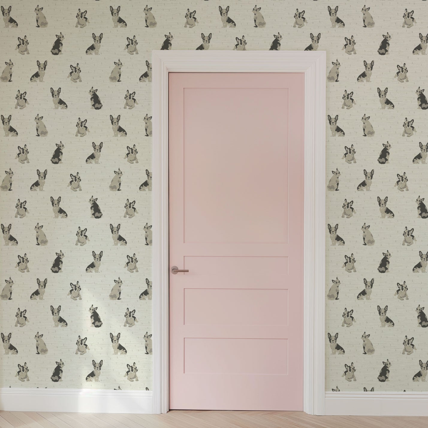 Dogs On The Run French Bulldog Wallpaper