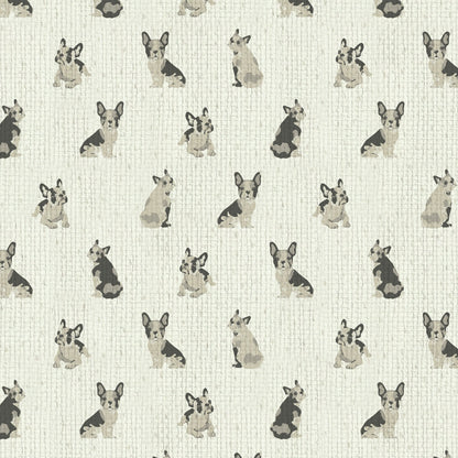Dogs On The Run French Bulldog Wallpaper