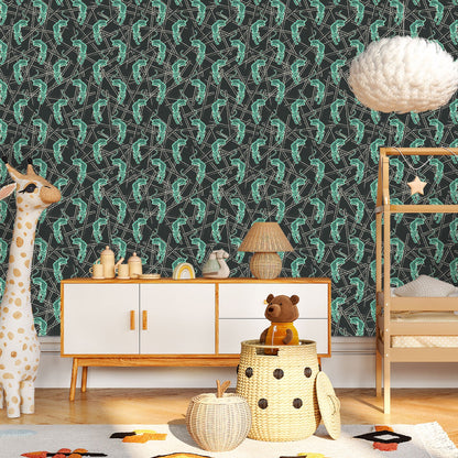 wallpaper Natural Textured Eco-Friendly Non-toxic High-quality  Sustainable Interior Design Bold Custom Tailor-made Retro chic Grand millennial Maximalism  Traditional Dopamine decor tropical jungle garden vacation animal cheetah black mint paper weave paperweave basketweave basket weave