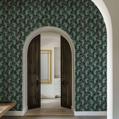 wallpaper Natural Textured Eco-Friendly Non-toxic High-quality  Sustainable Interior Design Bold Custom Tailor-made Retro chic Grand millennial Maximalism  Traditional Dopamine decor tropical jungle garden vacation animal cheetah black mint paper weave paperweave basketweave basket weave