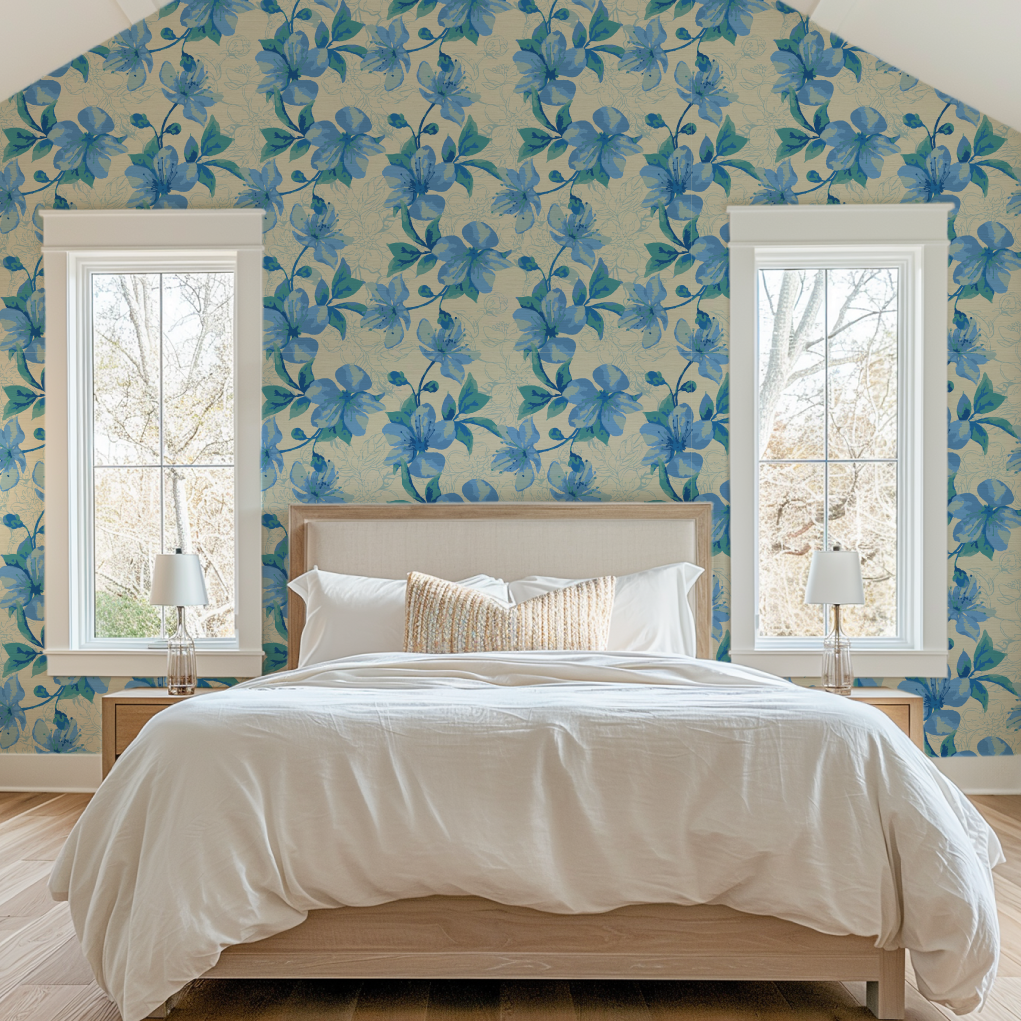 Easy Lover Floral Wallpaper