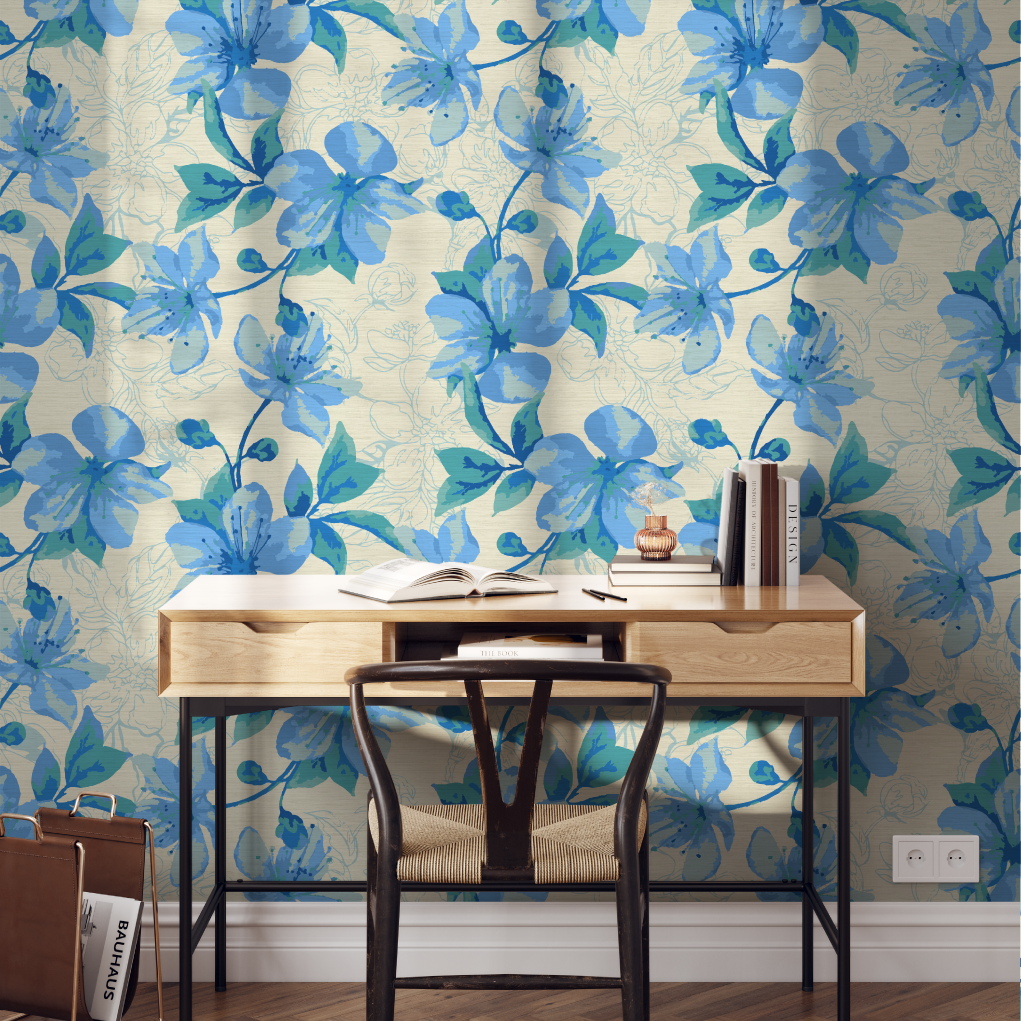Easy Lover Floral Wallpaper