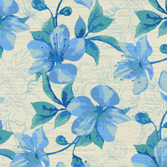 Easy Lover Floral Wallpaper