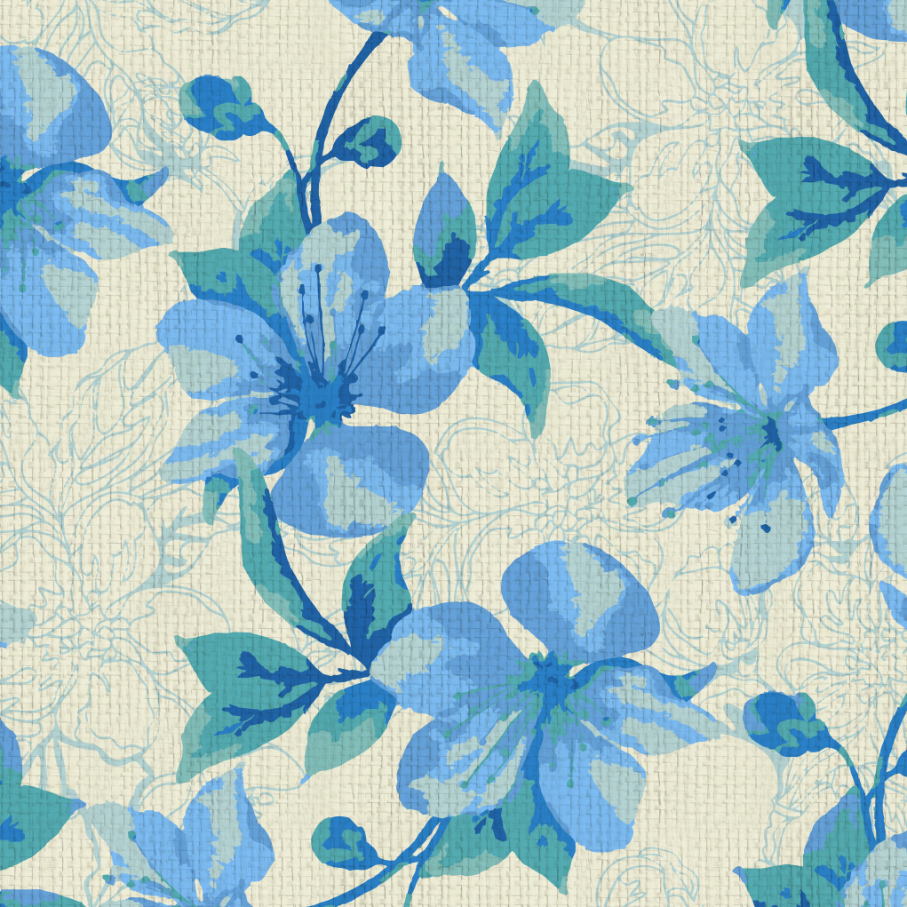 Easy Lover Floral Wallpaper