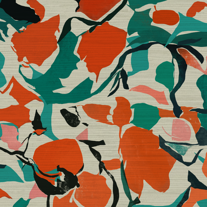 Eden Abstract Art Wallpaper by Natalie Westbrook