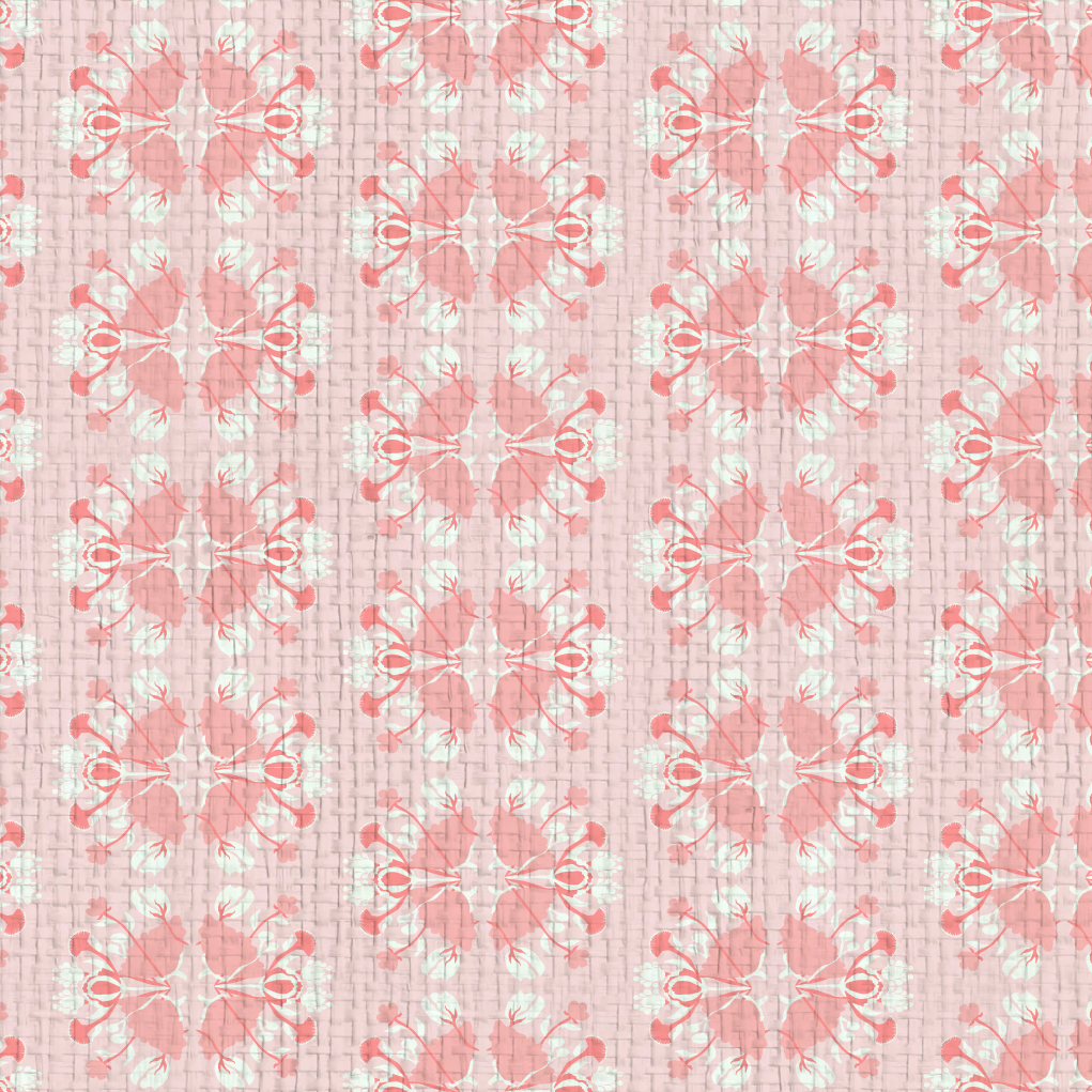 Evelyn Floral Stripe Wallpaper by June St. George