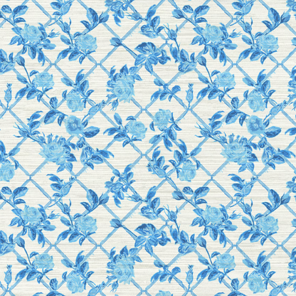 Every Rose has its Thorn Trellis Wallpaper