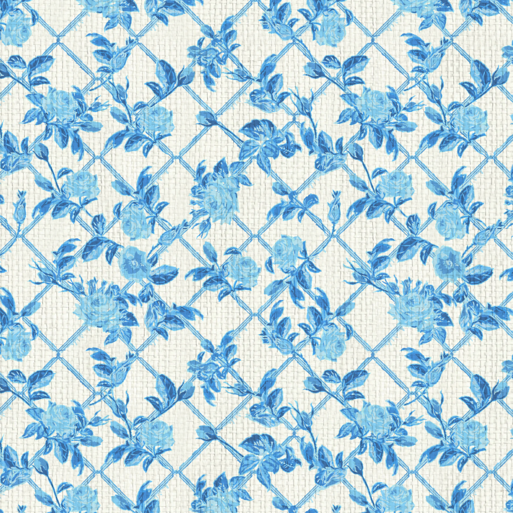 Every Rose has its Thorn Trellis Wallpaper