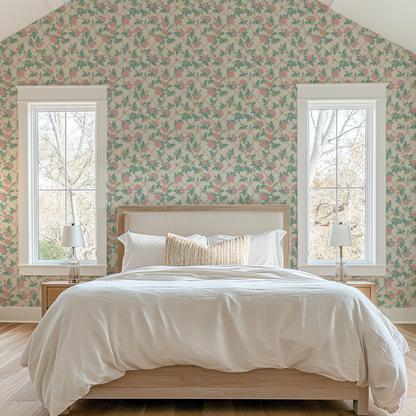 Every Rose has its Thorn Trellis Wallpaper