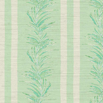 Fern Line Botanical Stripe Wallpaper