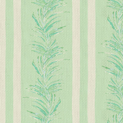 Fern Line Botanical Stripe Wallpaper