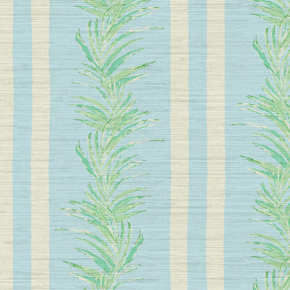 Fern Line Botanical Stripe Wallpaper