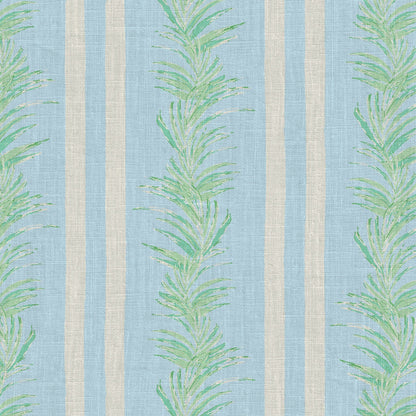wallpaper Natural Textured Eco-Friendly Non-toxic High-quality Sustainable Interior Design Bold Custom Tailor-made Retro chic Grand millennial Maximalism Traditional Dopamine decor Tropical Jungle Coastal Garden Seaside Seashore Waterfront Vacation home styling Retreat Relaxed beach vibes Beach cottage Shoreline Oceanfront Nautical Cabana preppy Cottage core Countryside Vintage vertical stripe cabana leaf palm green mint white linen french light blue