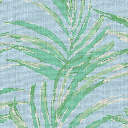 printed wallpaper of linear twisted palm leaves vertical oversized stripes Grasscloth Natural Textured Eco-Friendly Non-toxic High-quality Sustainable practices Sustainability Interior Design Wall covering Bold Wallpaper Custom Tailor-made Retro chic Tropical jungle beverly hills hilton hotel palm print garden botanical Coastal Seashore Waterfront Vacation home styling Retreat Relaxed beach vibes Beach cottage Shoreline beverly hills hotel ocean blue sky light baby pastel green mint sage linen