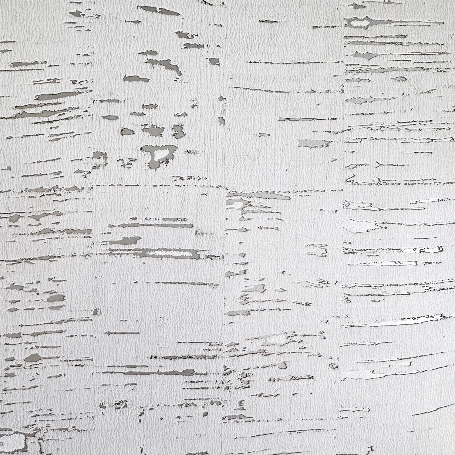 Natural Textured Eco-Friendly Non-toxic High-quality Sustainable practices Sustainability Interior Design Wall covering Bold Wallpaper Custom Tailor-made Retro chic cork nature luxury metallic shiny wood timeless coastal vacation interior design grain high-end silver metallic off white grey tan neutral