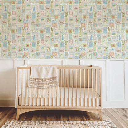 From Florida with Love Postcard Wallpaper by Little Blue Designs