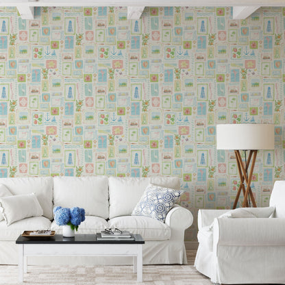 From Florida with Love Postcard Wallpaper by Little Blue Designs
