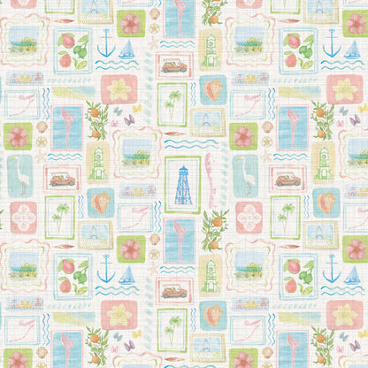 From Florida with Love Postcard Wallpaper by Little Blue Designs