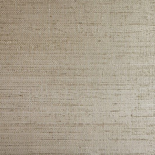 non-toxic sisal metallic textured wallpaper, eco friendly and sustainable with small hits of gold metallic on this designer wallcovering that is a off white, cream colored neutral paper Grasscloth Natural Textured Eco-Friendly Non-toxic High-quality  Sustainable practices Sustainability Interior Design Wall covering Bold Wallpaper Custom Tailor-made Retro chic lux mudern luxury contemporary interior design wall covering  metallic shiny