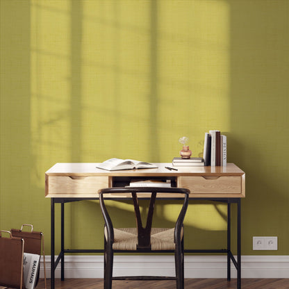 Grasscloth wallpaper Natural Textured Eco-Friendly Non-toxic High-quality Sustainable Interior Design Bold Custom Tailor-made Retro chic tropical Coastal Garden Seaside Seashore Waterfront Vacation home styling Retreat Relaxed beach vibes Beach cottage Shoreline Oceanfront Nautical Cabana preppy luxury timeless nature inspired yellow gold office study