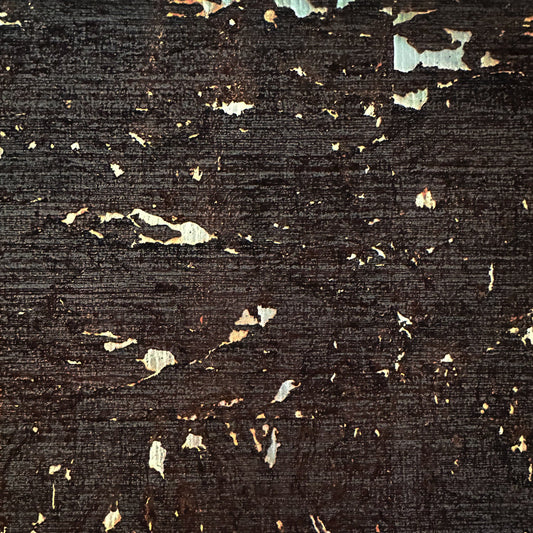 Grasscloth Natural Textured Eco-Friendly Non-toxic High-quality  Sustainable practices Sustainability Interior Design Wall covering Bold Wallpaper Custom Tailor-made Retro chic silver metallic cork shiny shimmer lux luxury brown black tonal neutral
