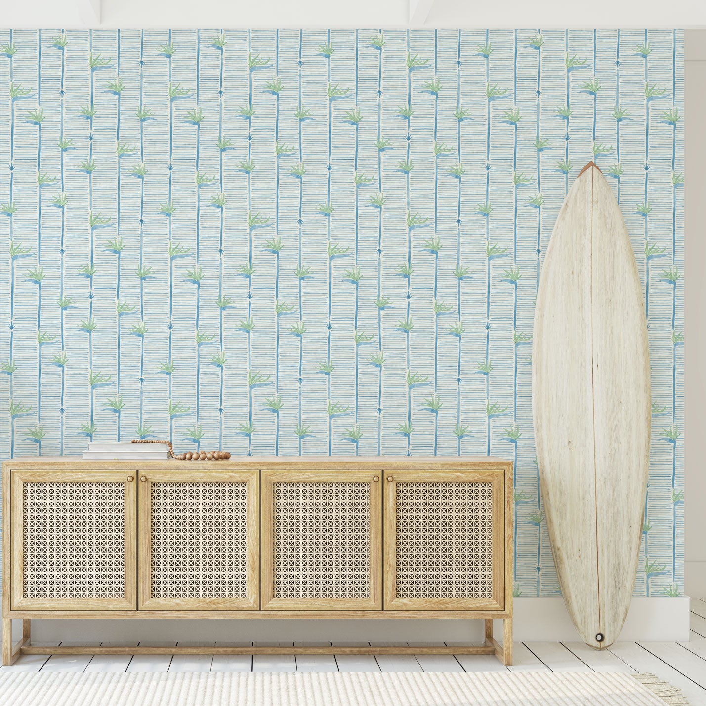 Gulf Coast Highway Birds of Paradise Wallpaper by Little Blue Designs