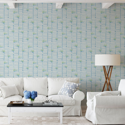 Gulf Coast Highway Birds of Paradise Wallpaper by Little Blue Designs