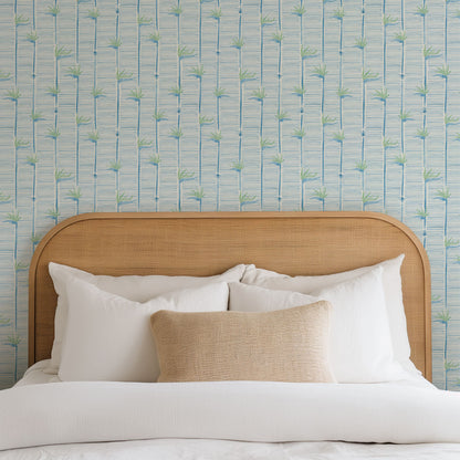 Gulf Coast Highway Birds of Paradise Wallpaper by Little Blue Designs