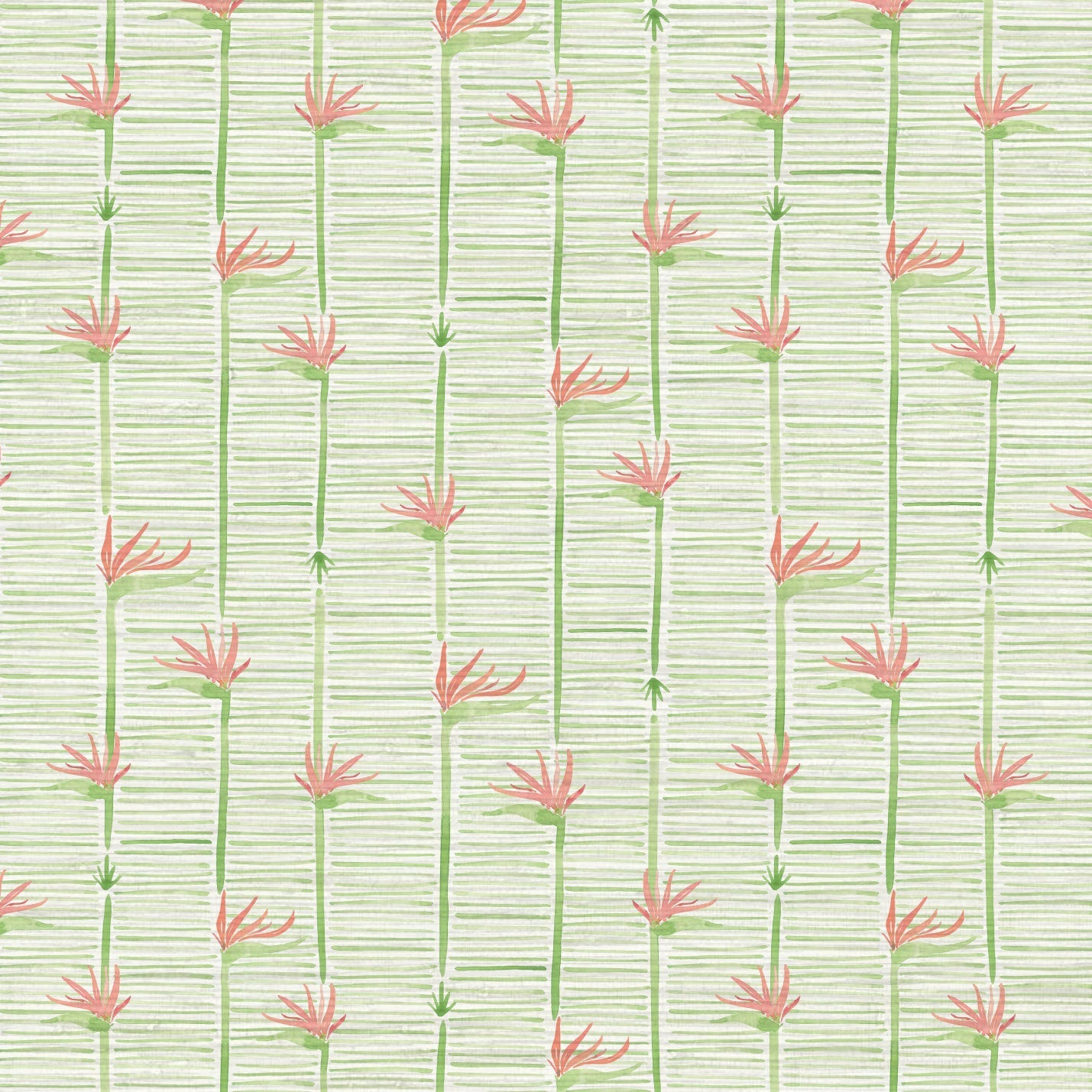 Gulf Coast Highway Birds of Paradise Wallpaper by Little Blue Designs