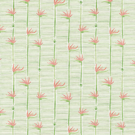 Gulf Coast Highway Birds of Paradise Wallpaper by Little Blue Designs