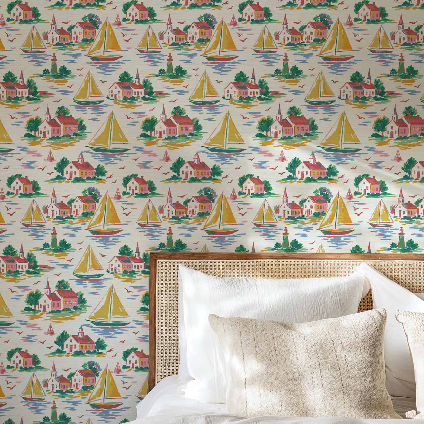 Harbor Heritage Sailboat Wallpaper