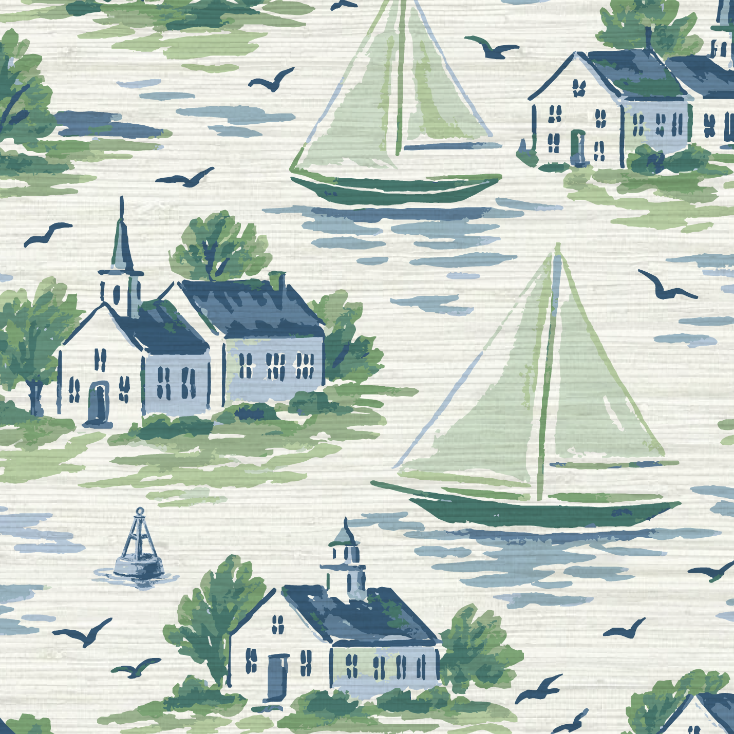 Harbor Heritage Sailboat Wallpaper