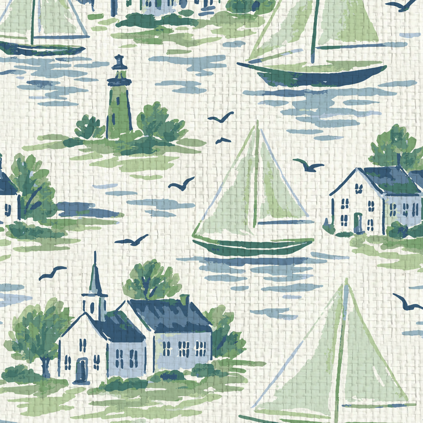 Harbor Heritage Sailboat Wallpaper