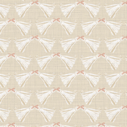 Havana Tassels and Bows Wallpaper by June St. George