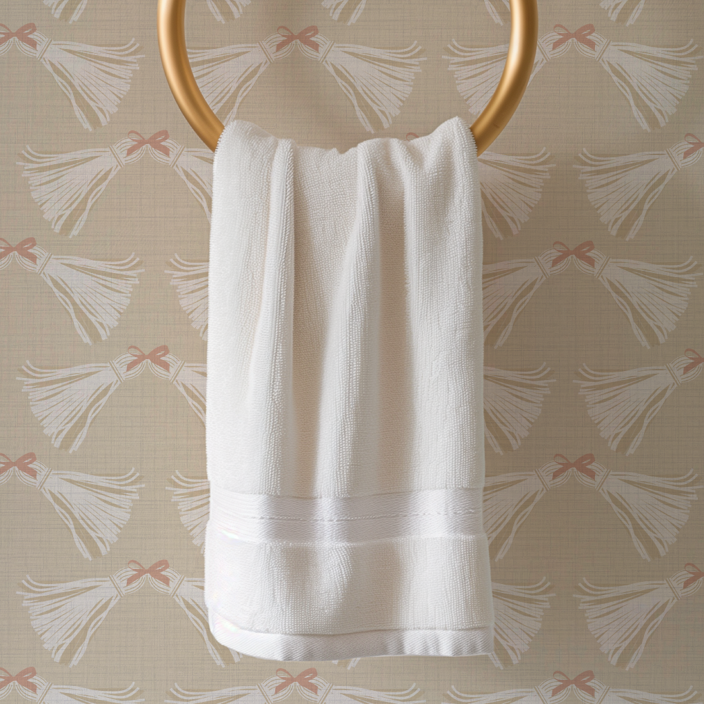 Havana Tassels and Bows Wallpaper by June St. George