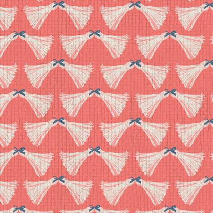Havana Tassels and Bows Wallpaper by June St. George