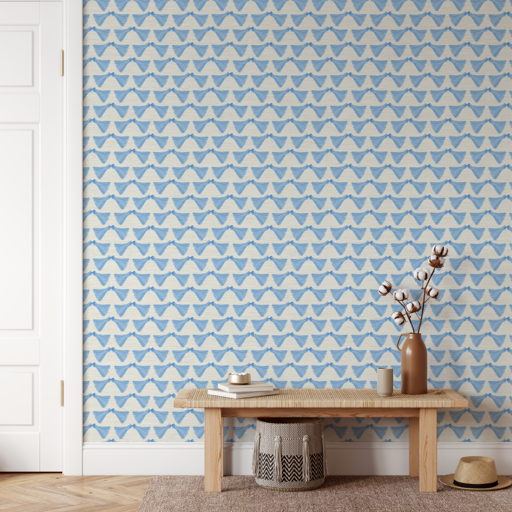 Havana Tassels and Bows Wallpaper by June St. George