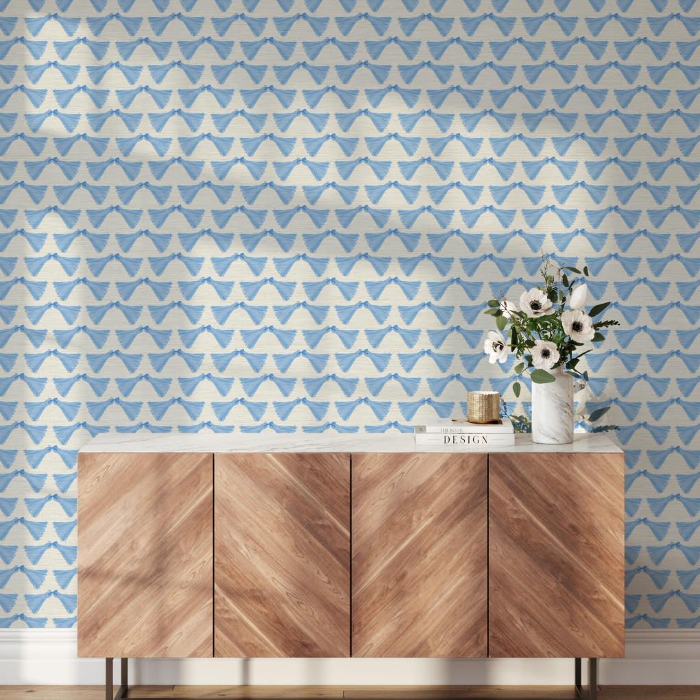 Havana Tassels and Bows Wallpaper by June St. George