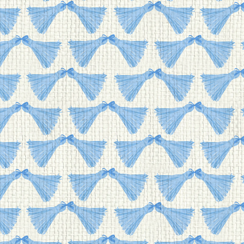 Havana Tassels and Bows Wallpaper by June St. George