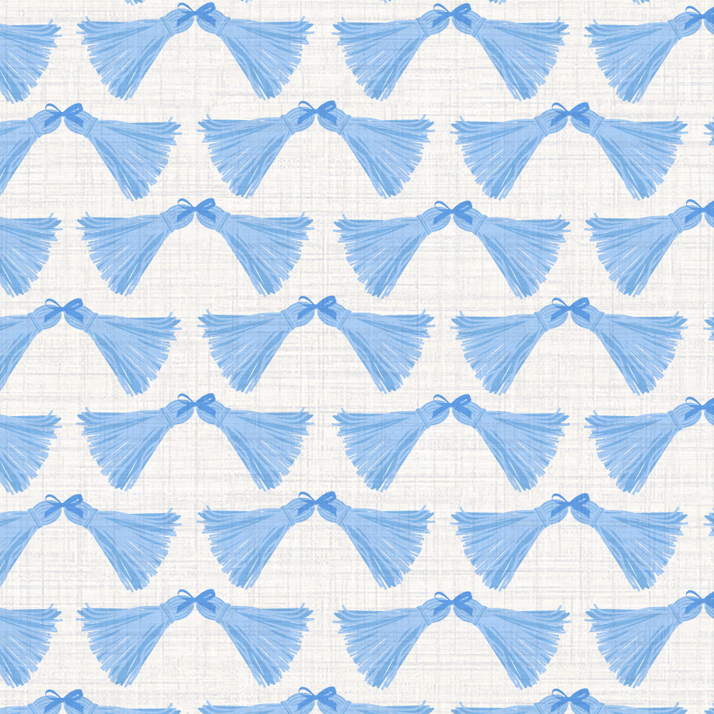 Havana Tassels and Bows Wallpaper by June St. George