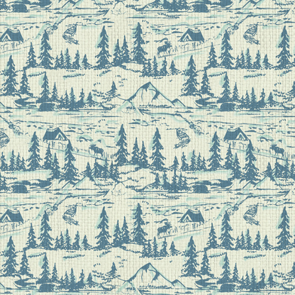 Hazy Shade Of Winter Toile Wallpaper