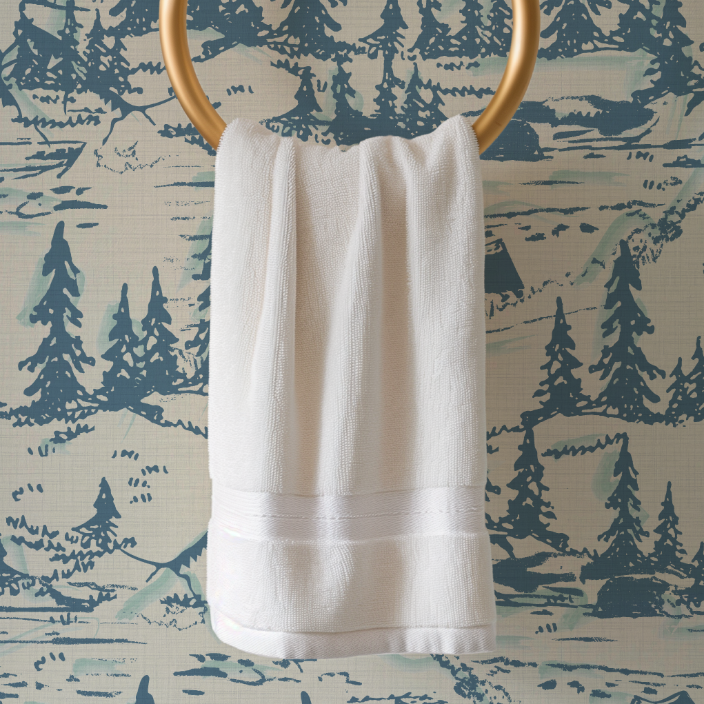 Hazy Shade Of Winter Toile Wallpaper