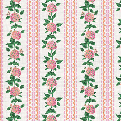Hearts and Blooms Mini Hydrangea Wallpaper