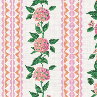 Hearts and Blooms Grande Hydrangea Wallpaper