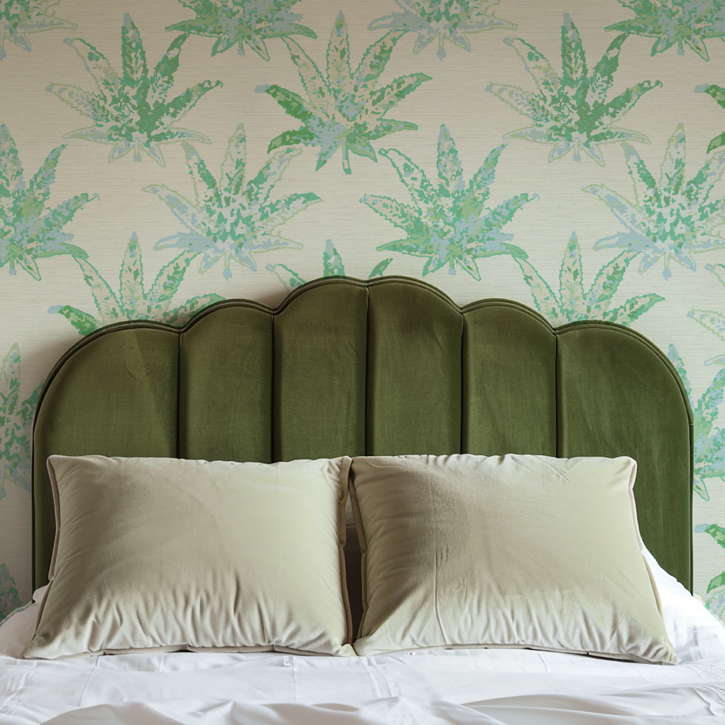 High Times at Ridgemont Marijuana Leaf Wallpaper
