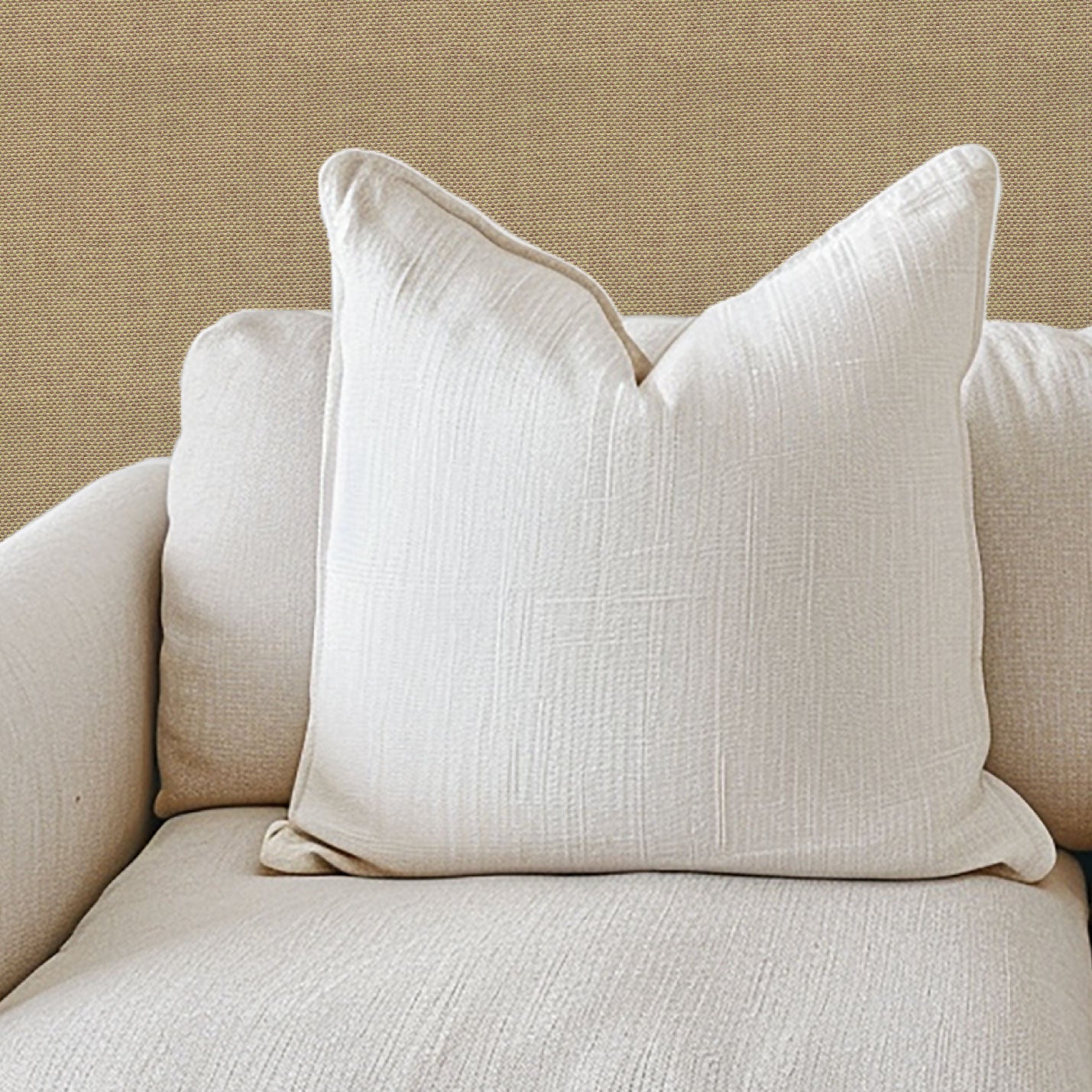 Highlander Woven Check Textured Paperweave Wallpaper