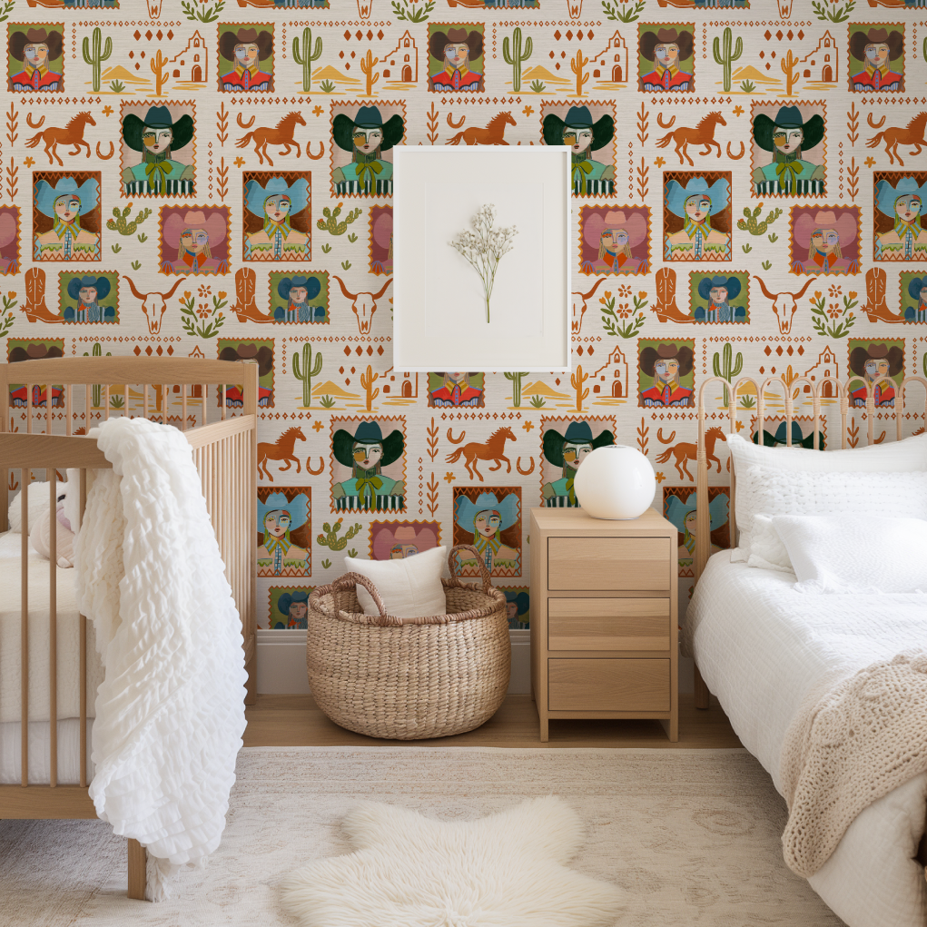 Howdy Darlin' Cowgirl Wallpaper by Brittany Atkinson